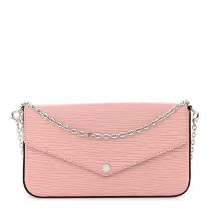 Louis Vuitton Epi Pochette Felicie Rose Ballerine 3 of 11