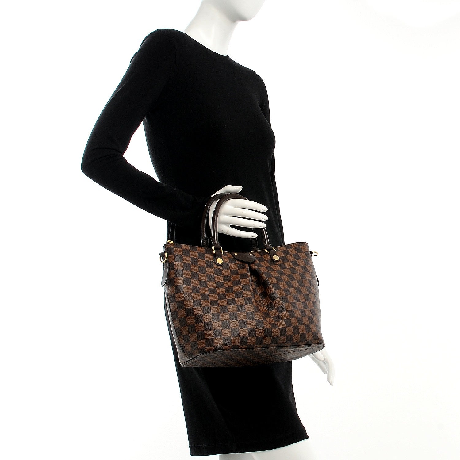 Louis Vuitton Damier Ebene Siena MM 3 of 11