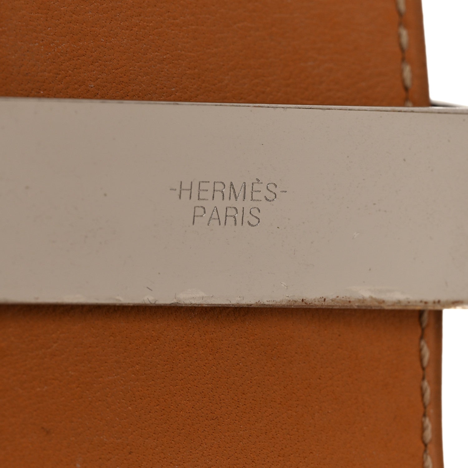 Hermes Barenia Collier De Chien CDC Bracelet L Fauve 6 of 7