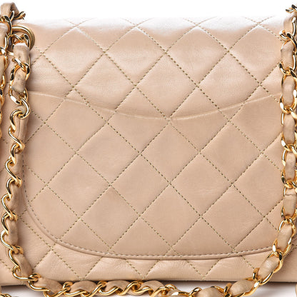 Chanel Lambskin Quilted Small Double Flap Beige 14 of 19