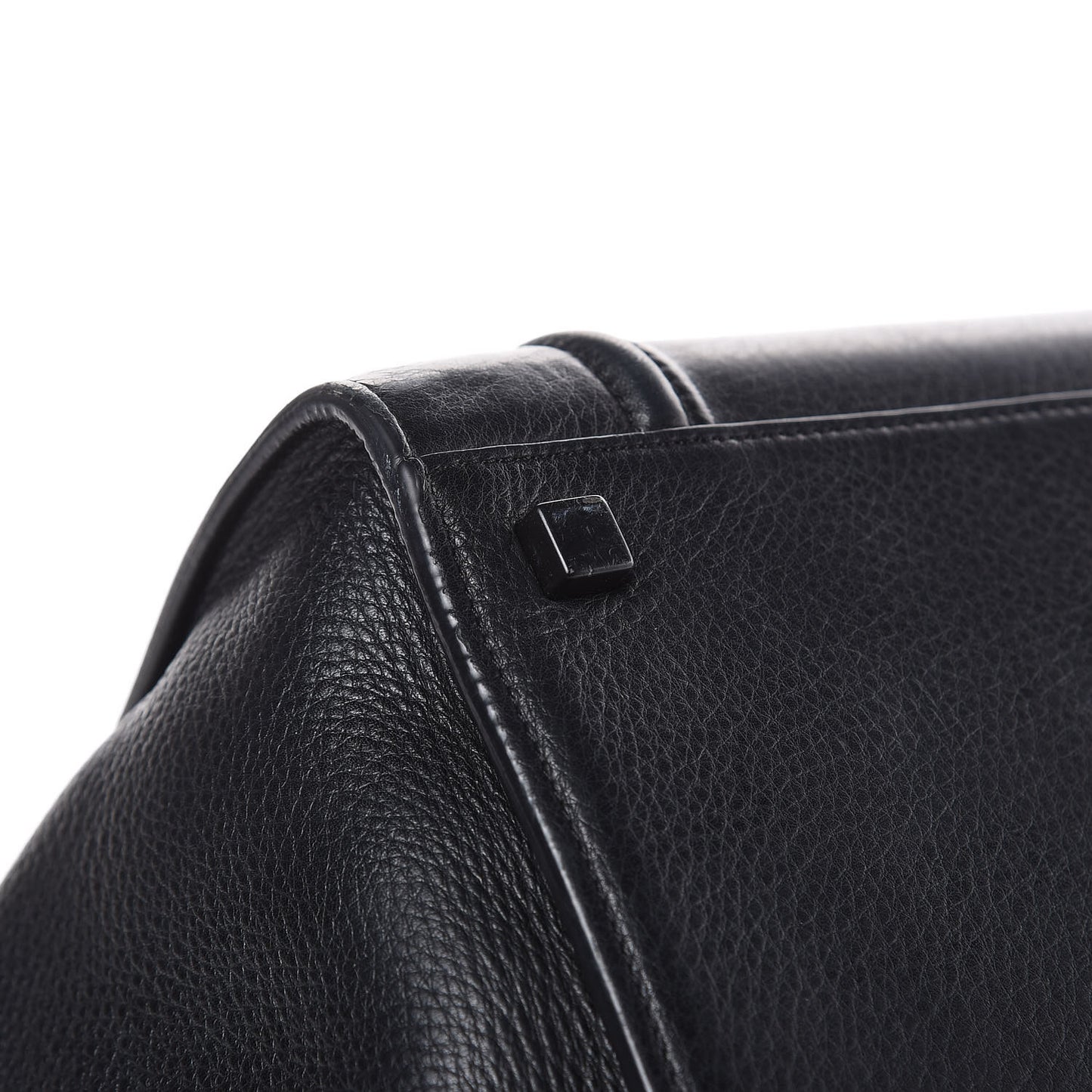 Supple Calfskin Medium Phantom Luggage Black