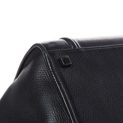 Celine Supple Calfskin Medium Phantom Luggage Black 10 of 21