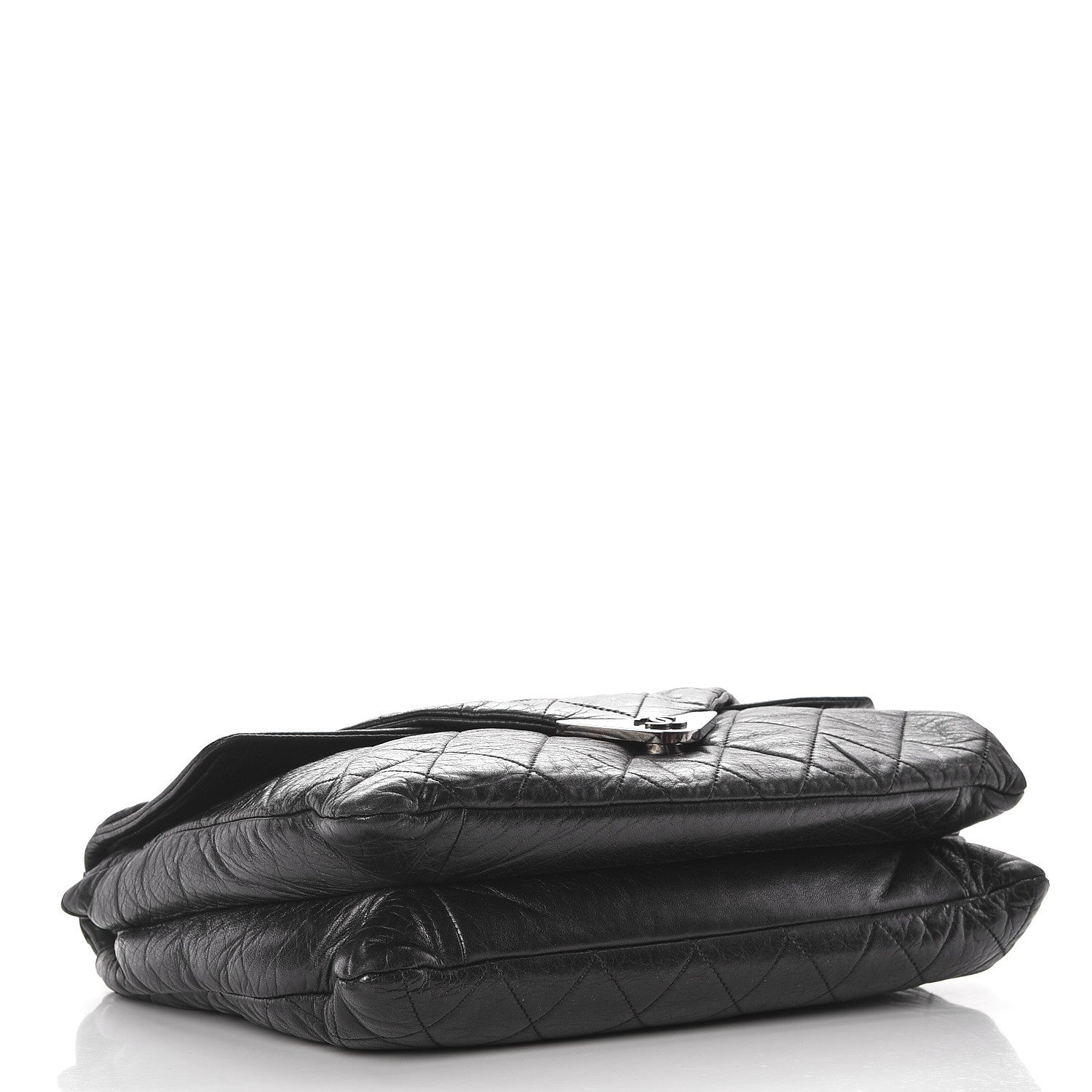 Chanel Lambskin Quilted Padded Envelope Flap Black 4 of 12