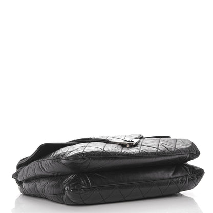 Chanel Lambskin Quilted Padded Envelope Flap Black 4 of 12