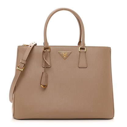 Prada Saffiano Large Galleria Double Zip Tote Cammeo 1 of 9