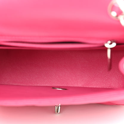 Chanel Lambskin Quilted Mini Square Flap Pink 5 of 10