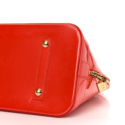 Louis Vuitton Vernis Alma GM Orange Sunset 9 of 15