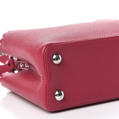 Louis Vuitton Taurillon Lace Croquets Capucines BB Groseille 8 of 9