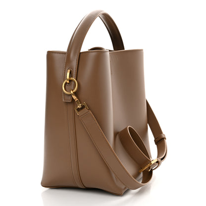 Saint Laurent Shiny Calfskin Le 37 Bucket Bag Dark Cork 4 of 15