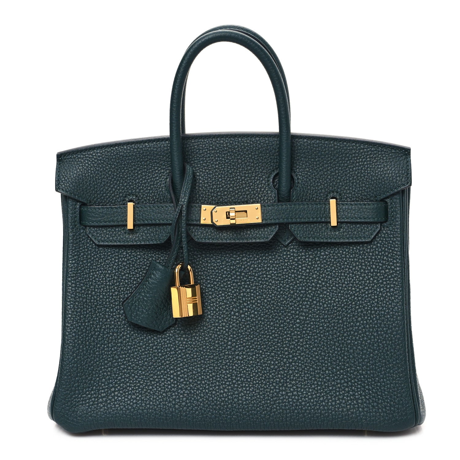 Hermes Togo Birkin 25 Vert Cypress 1 of 11