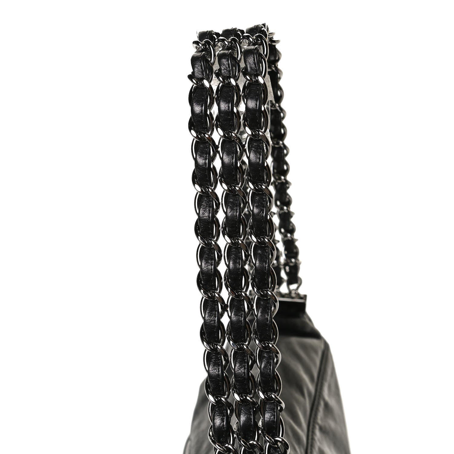 Chanel Calfskin Large Rock and Chain Flap Black 11 of 11