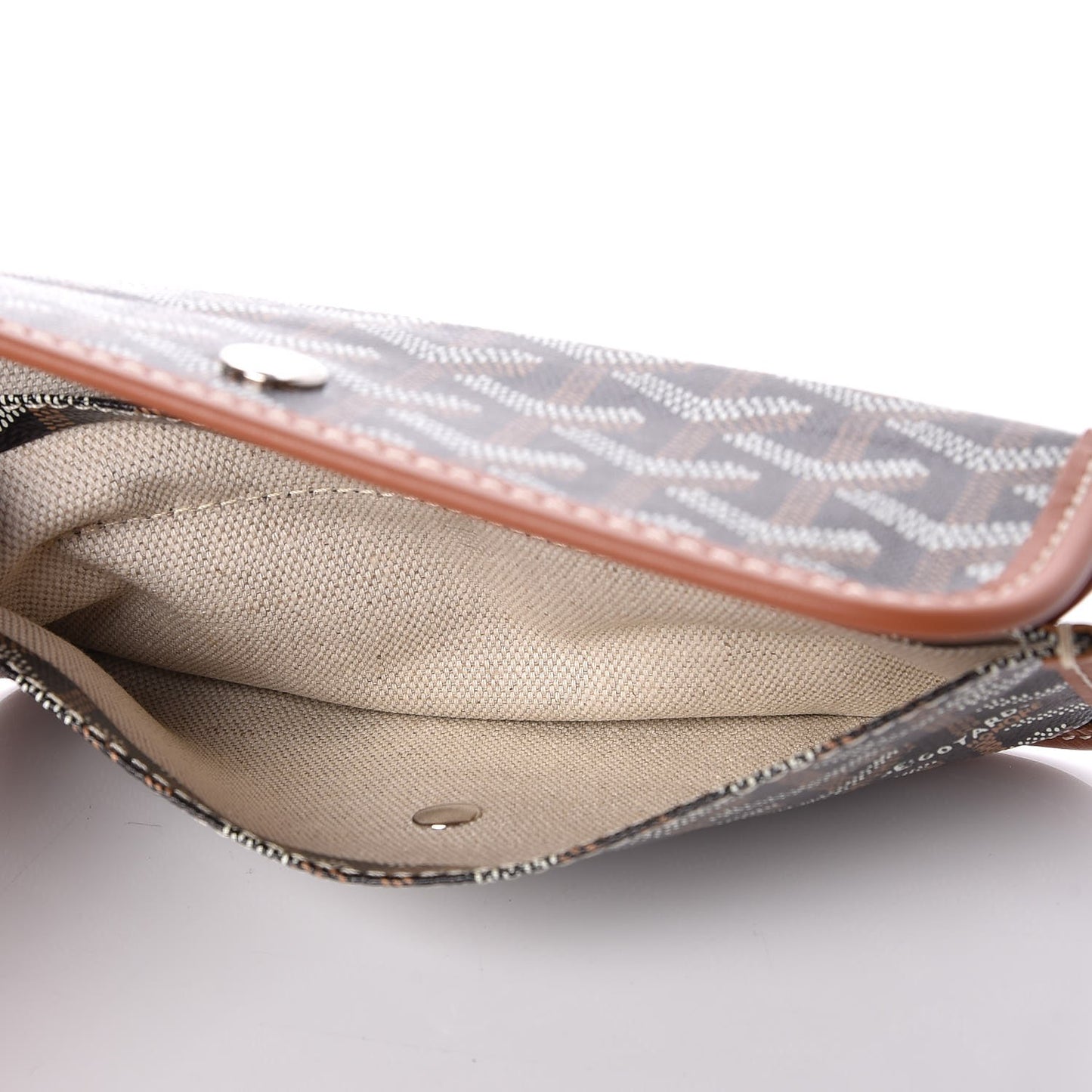 Goyardine Pouch Black Gold