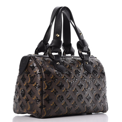 Louis Vuitton Monogram Sequins Eclipse Speedy 28 Black 3 of 11