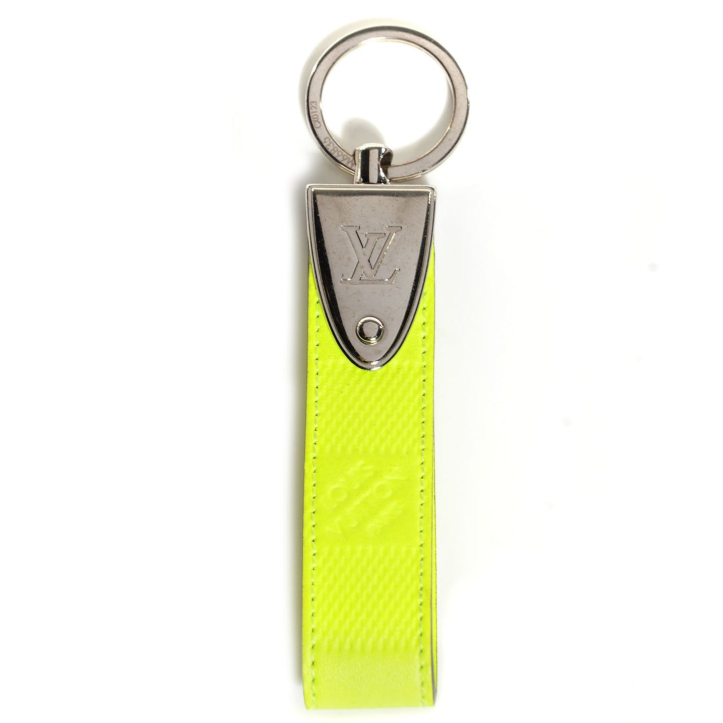 Damier Fluo Infini Dragonne LV Key Holder Yellow