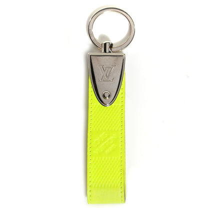 Louis Vuitton Damier Fluo Infini Dragonne LV Key Holder Yellow 1 of 5
