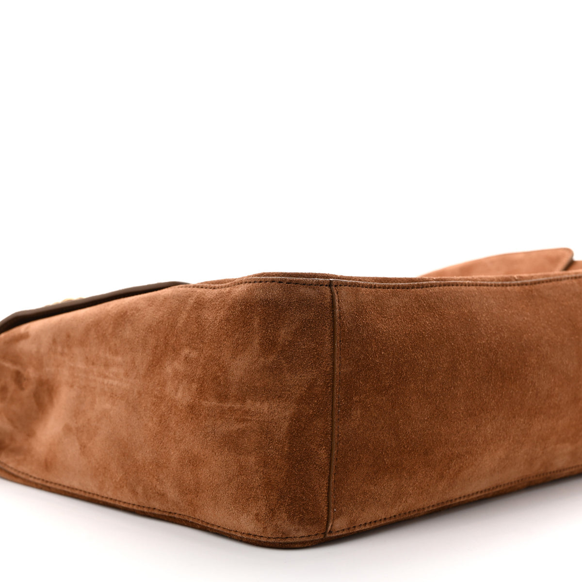 Chanel Suede Calfskin Souplissimo Maxi Flap Camel 18 of 21