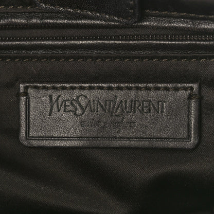 Saint Laurent Snakeskin Saharienne Shoulder Bag Green 6 of 9