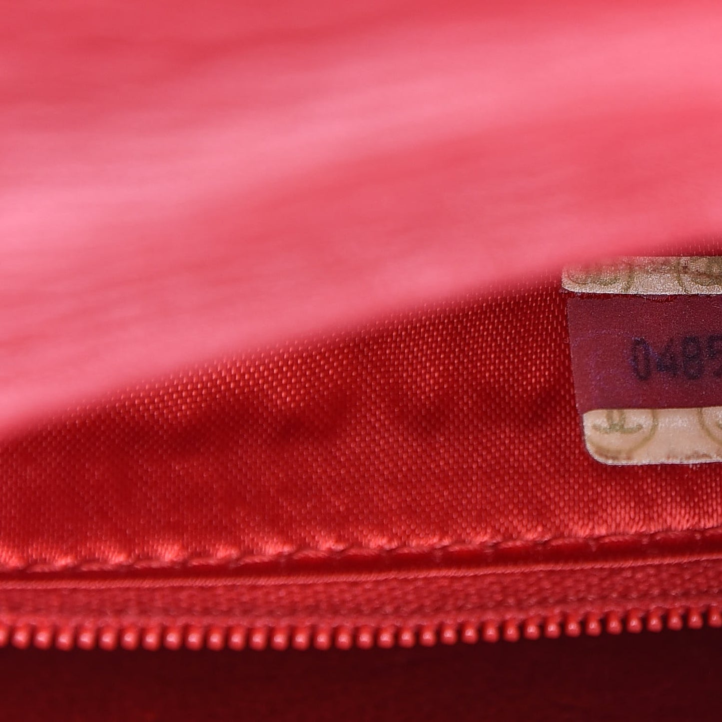 Lambskin CC Envelope Single Flap Red
