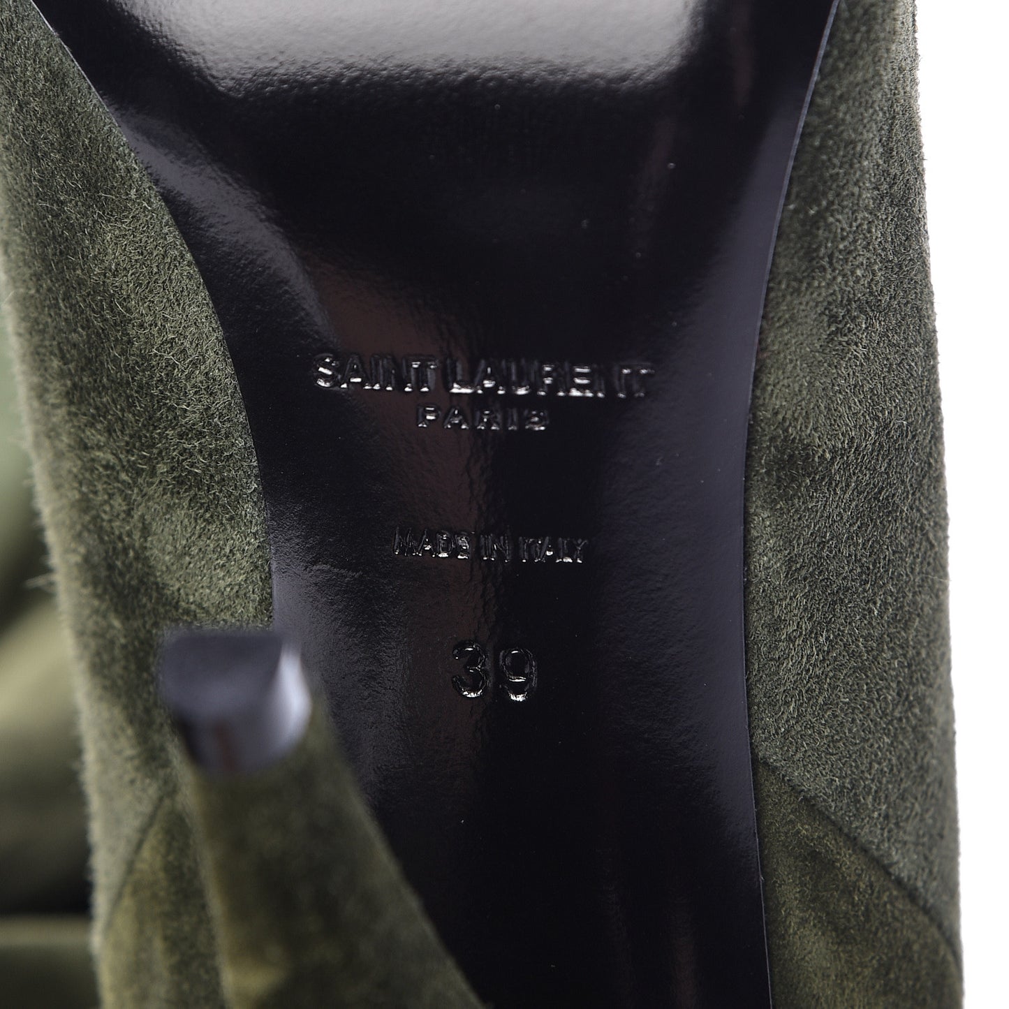 Suede Era Over The Knee Boots 39 Army Green