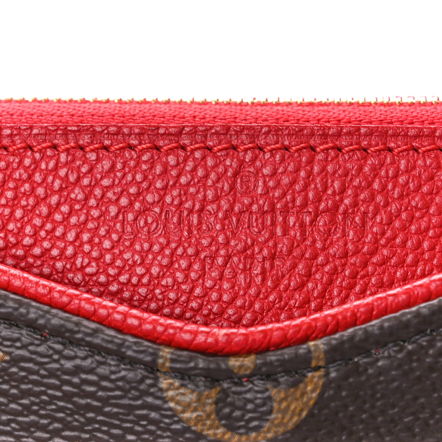 Monogram Pallas Clutch Cherry