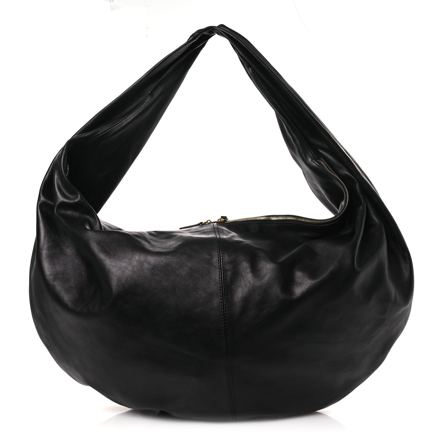 Vintage Calfskin Extra Large Olivia Hobo Black