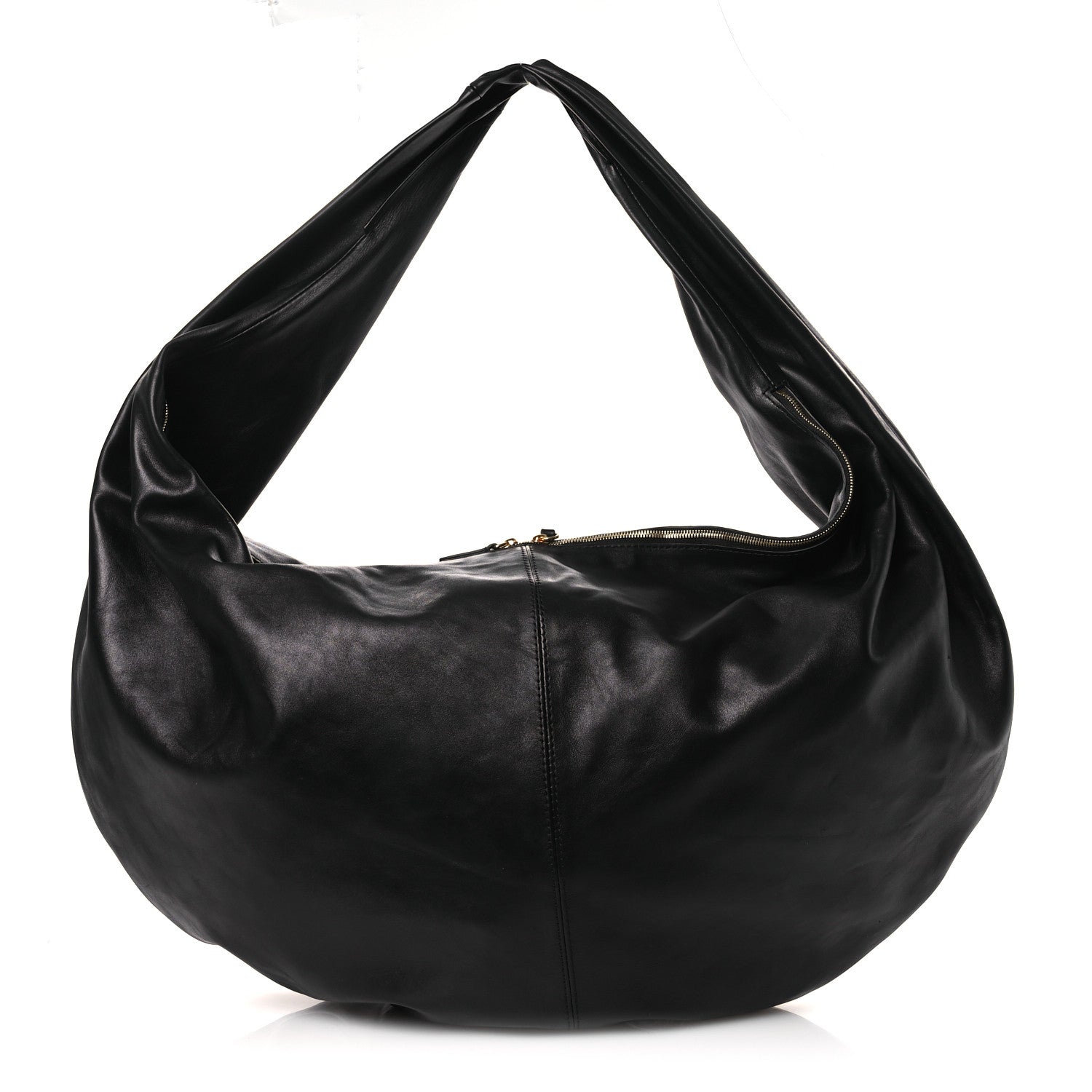 Khaite Vintage Calfskin Extra Large Olivia Hobo Black 1 of 10