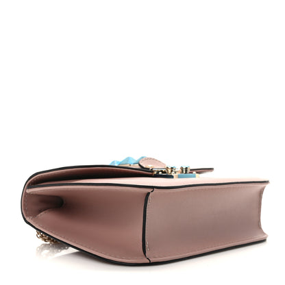 Valentino Garavani Vitello Small Glam Lock Rockstud Flap Poudre 4 of 10