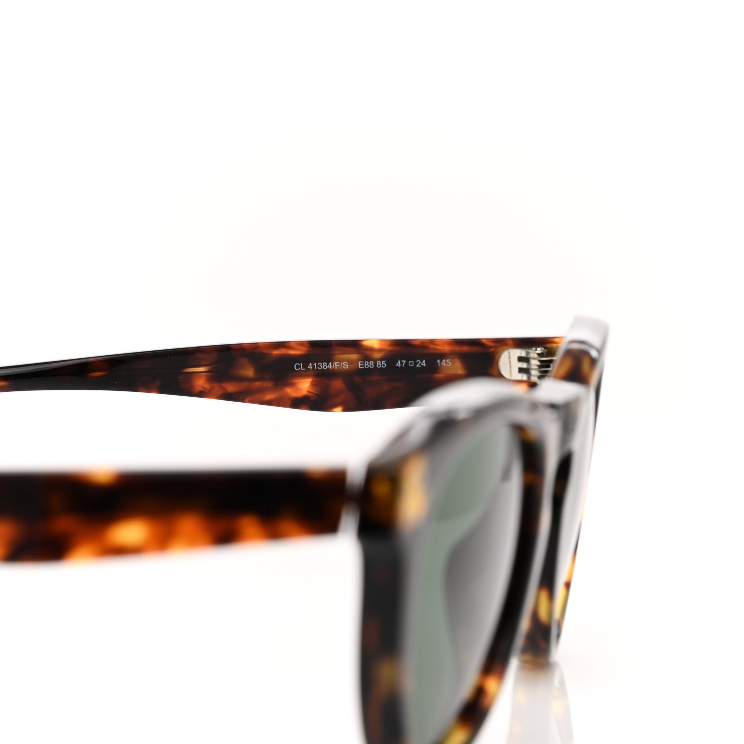 Celine Acetate Bevel Cat Sunglasses CL 41384/F/S Tortoise 6 of 6