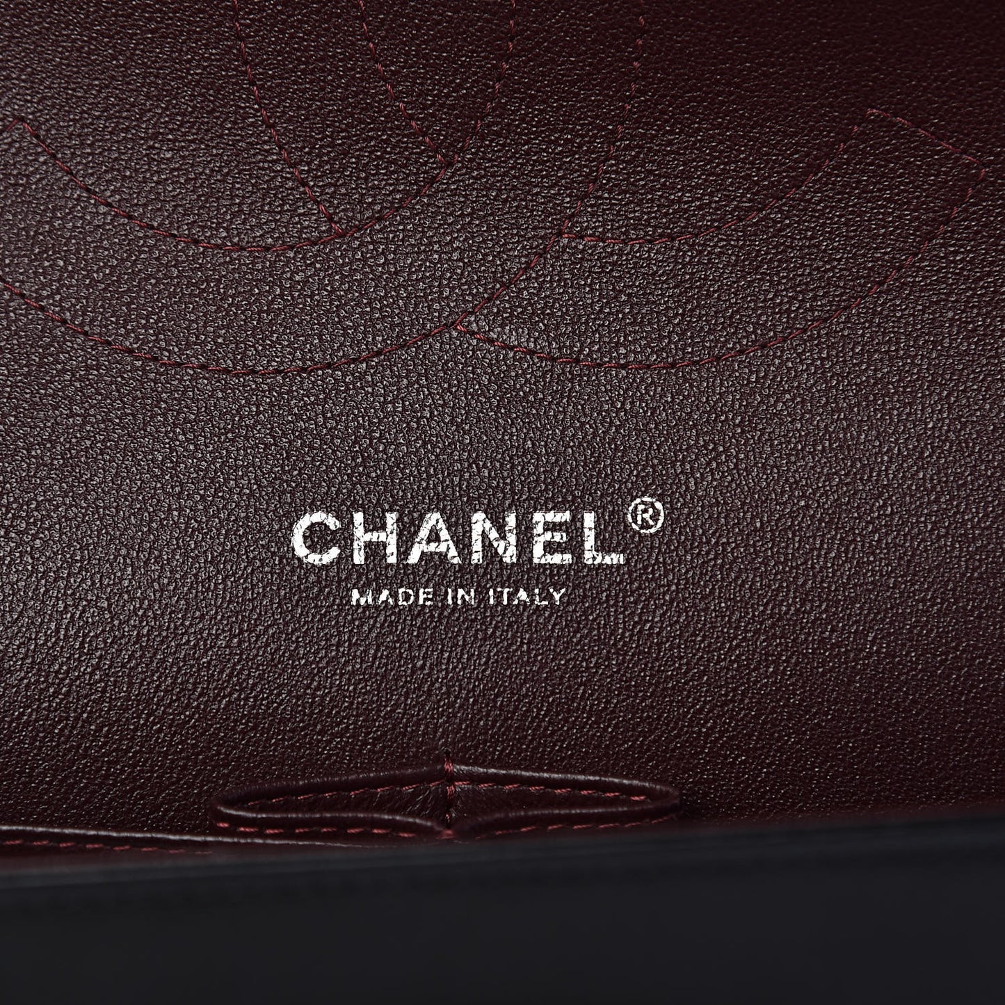 Lambskin Quilted Jumbo Double Flap Black