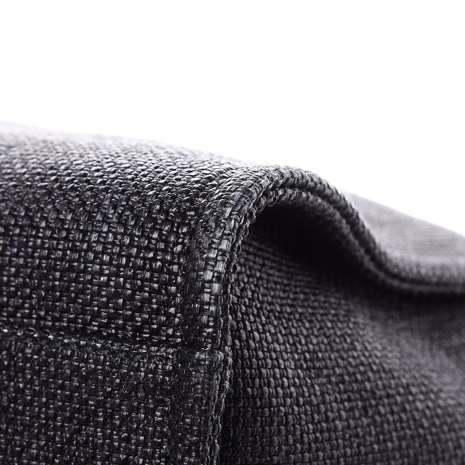 Chanel Woven Straw Raffia Large Deauville Tote Black 11 of 12
