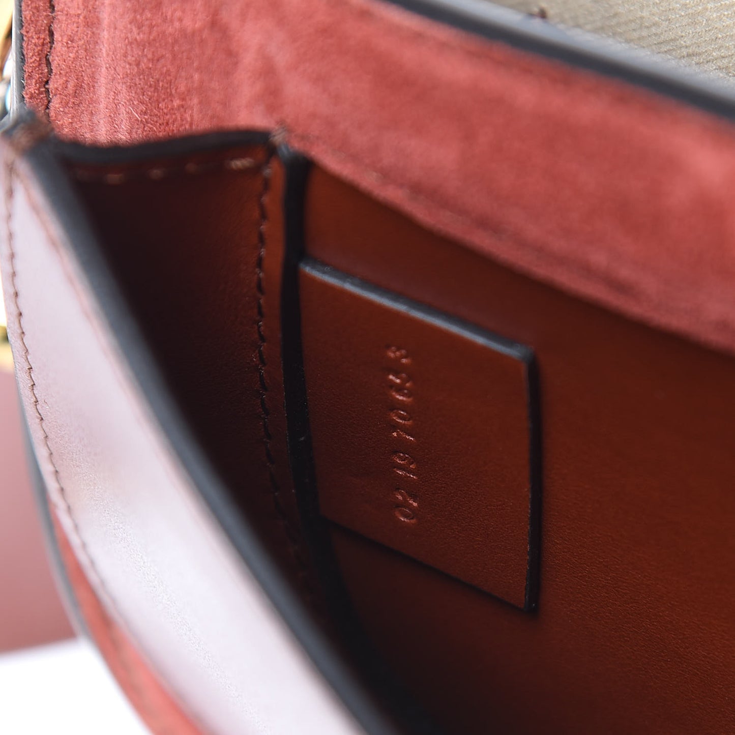 Calfskin Small Tess Bag Sepia Brown