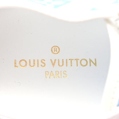Louis Vuitton Technical Fabric Calfskin Monogram Stellar Sneakers 37 Blue 8 of 9