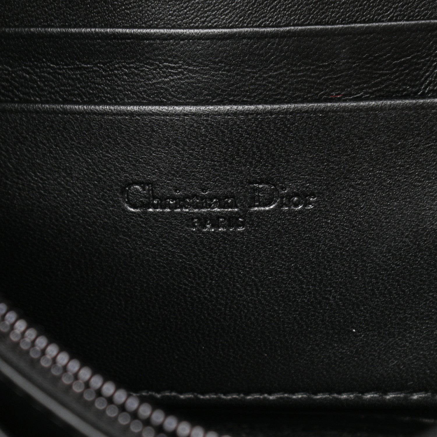 Christian Dior Calfskin Macrocannage Mini Caro Bag Black 5 of 9