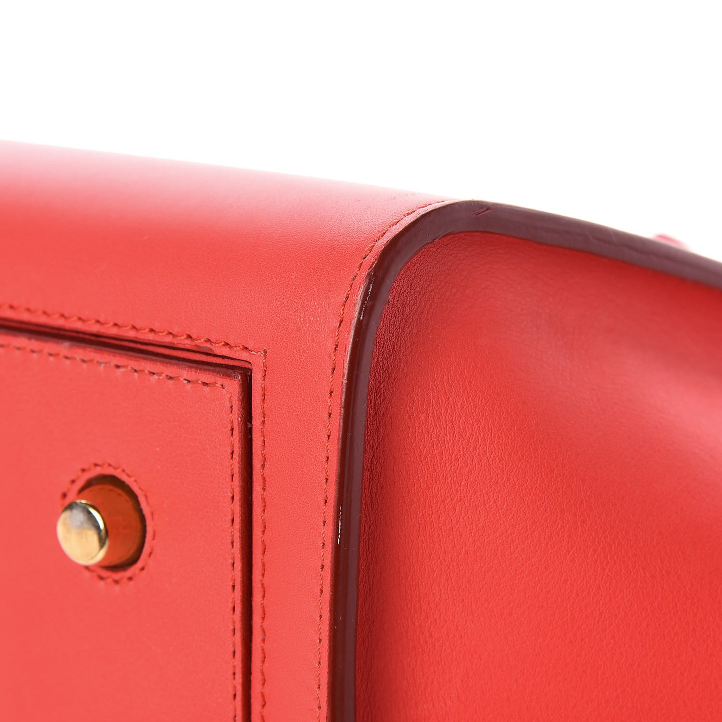 Smooth Calfskin Mini Tie Knot Tote Alizarin