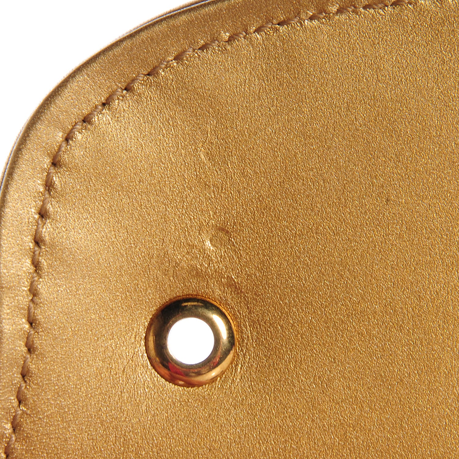 Gucci Anaconda Tigrette Shoulder Bag Gold 6 of 9