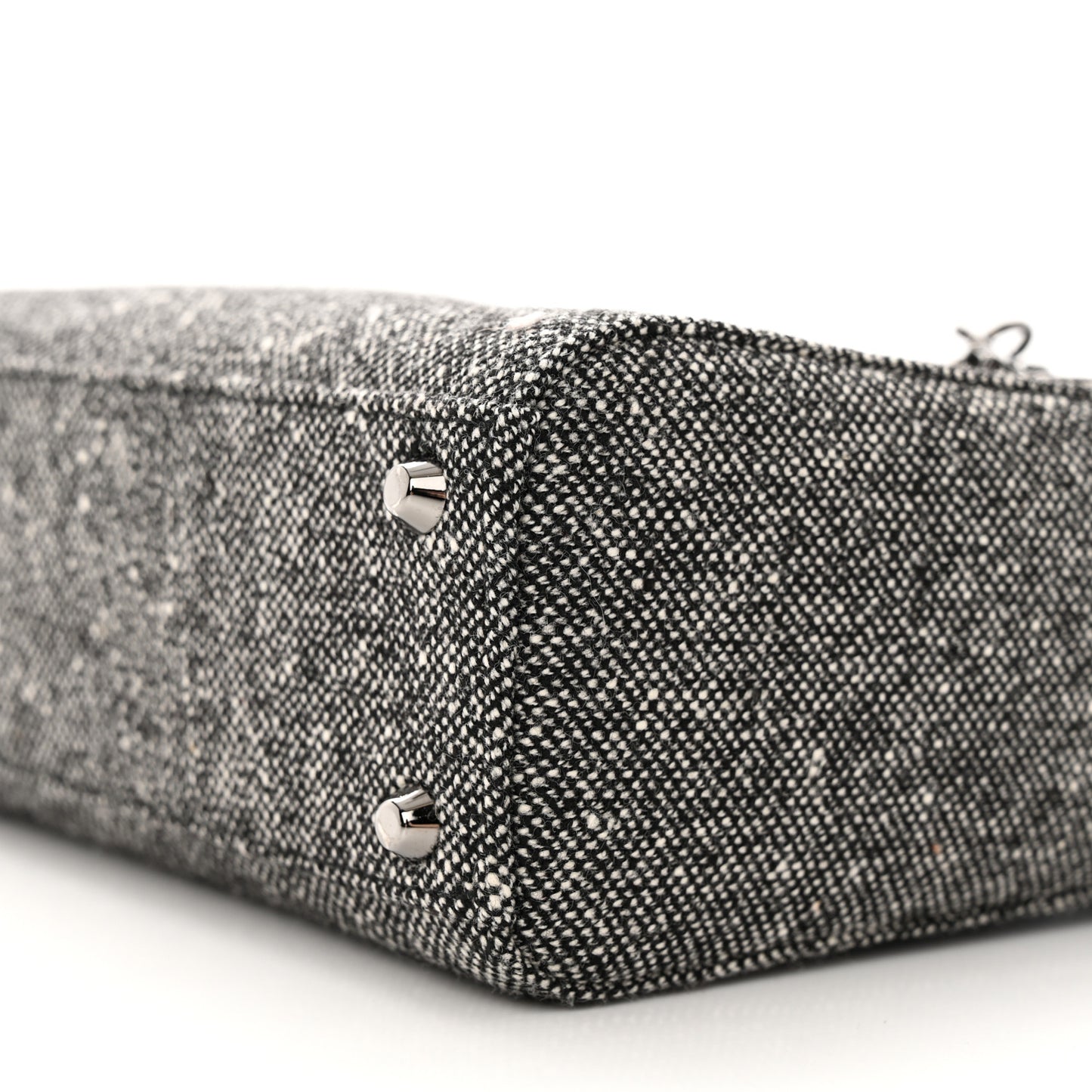 Tweed Mini Lady Dior Black