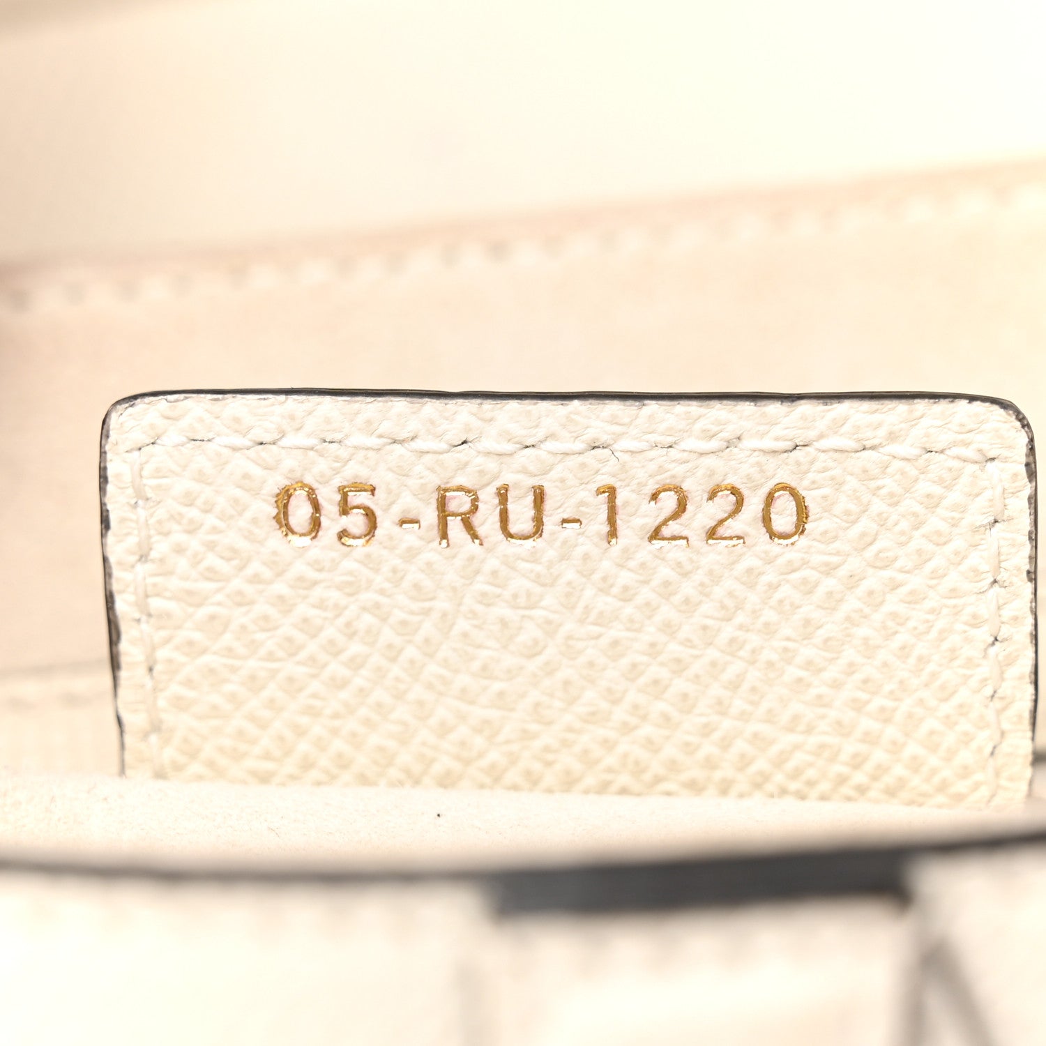 Christian Dior Grained Calfskin Saddle Bag White 7 of 14