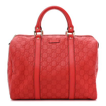Gucci Guccissima Vitello Tender Medium Joy Boston Sporting Red 1 of 11
