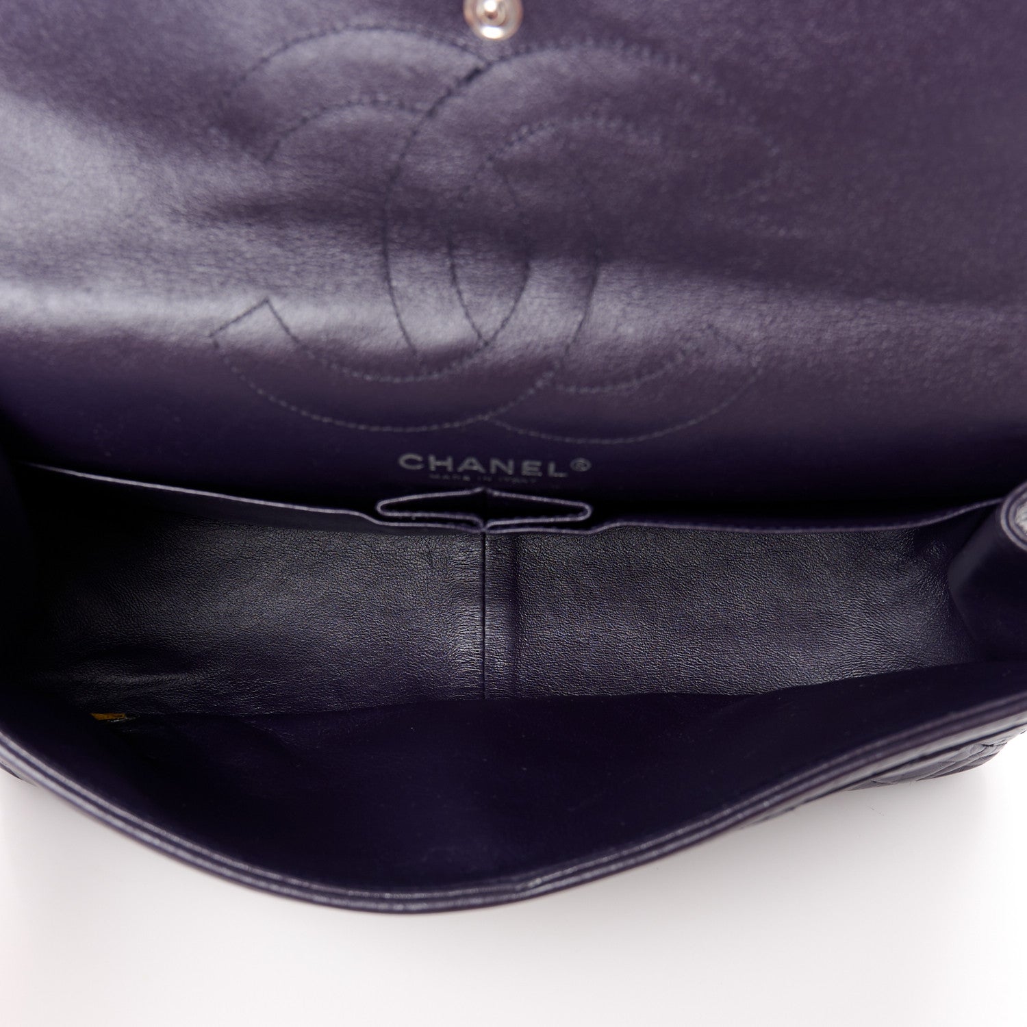 Chanel Aged Calfskin Quilted 2.55 Reissue 226 Flap Dark Purple 5 of 11