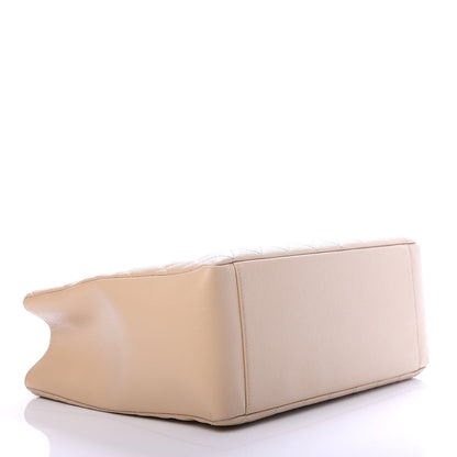 Chanel Caviar Quilted Grand Shopping Tote GST Beige Clair 4 of 14