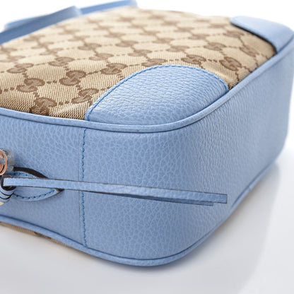 Gucci Monogram Mini Bree Messenger Bag Beige Mineral Blue 8 of 9