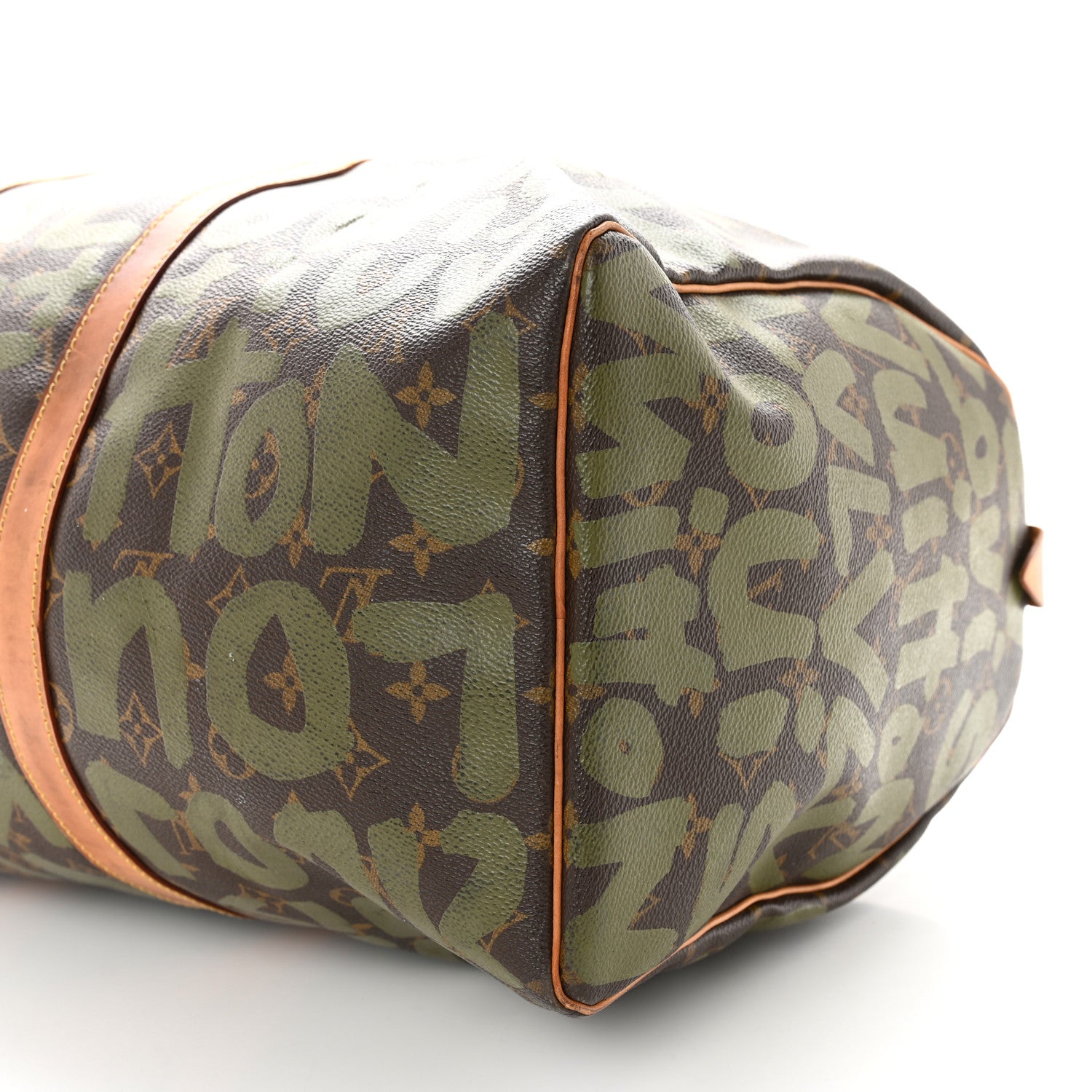 Louis Vuitton Graffiti Keepall 50 Kaki 9 of 13