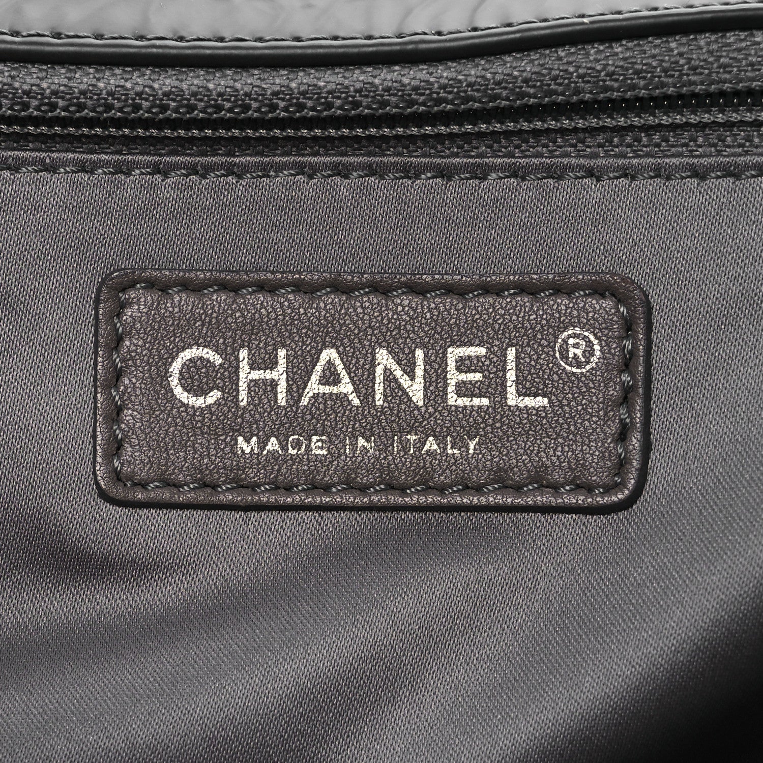 Chanel Glazed Calfskin Quilted CC Single Flap Black 7 of 14