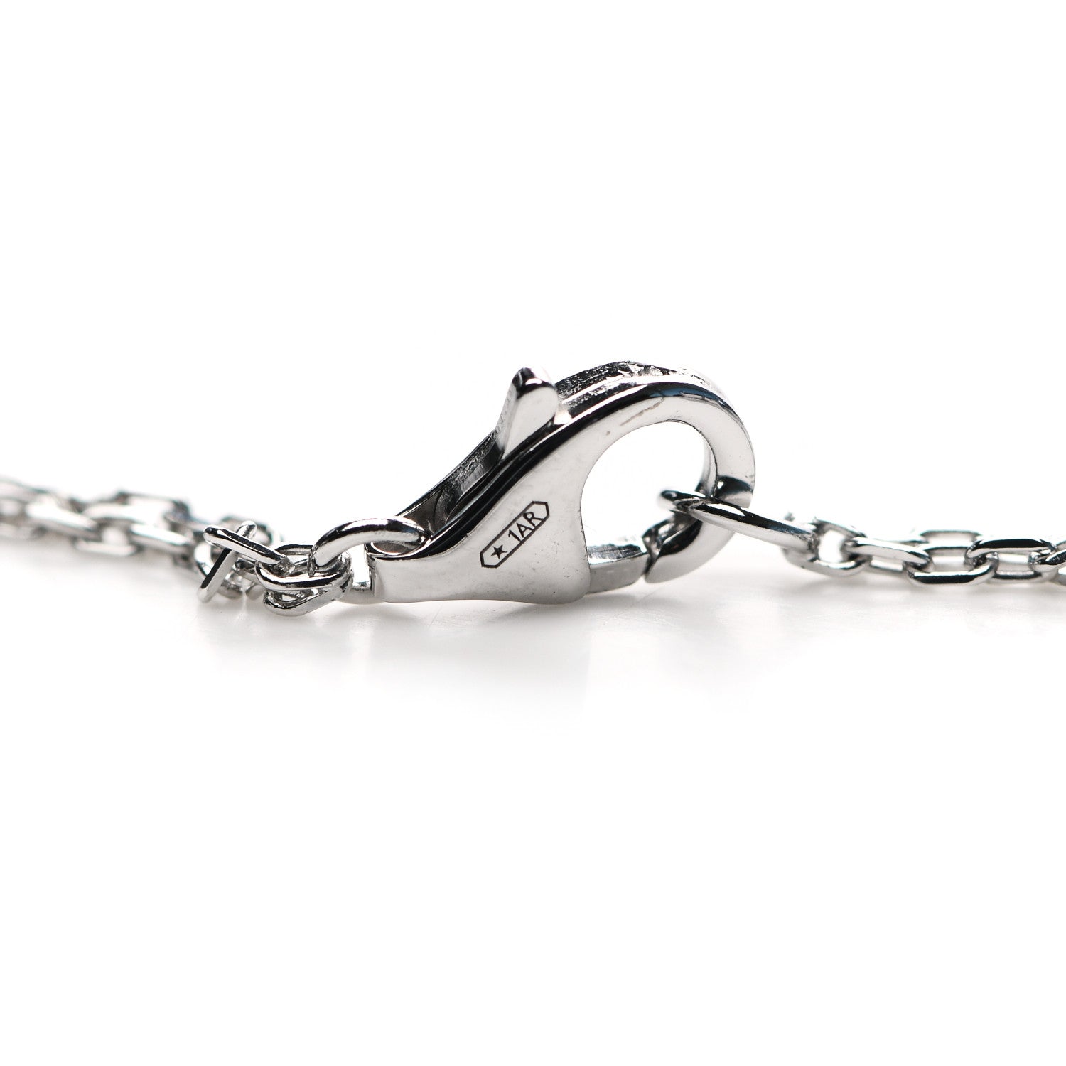 Cartier 18K White Gold Diamond LOVE Bracelet 4 of 5