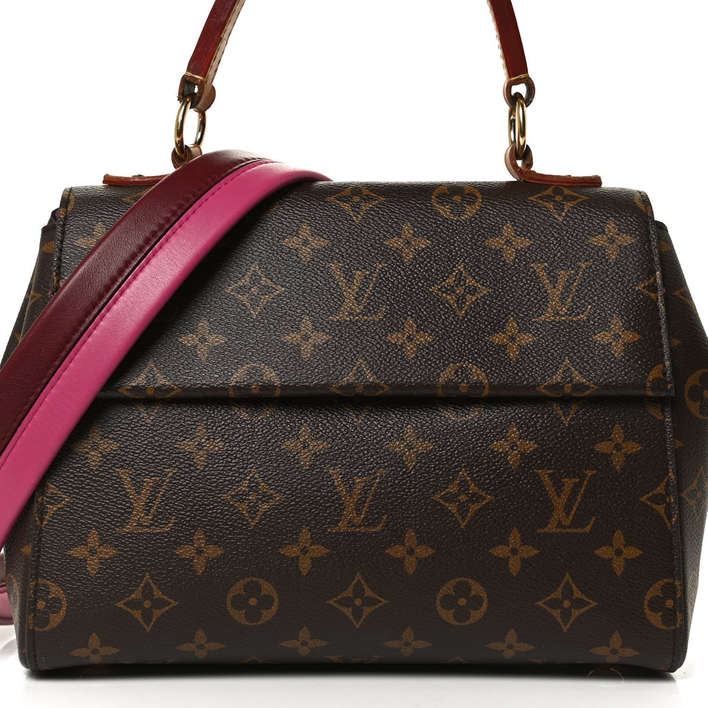 Monogram Cluny BB Bordeaux Fuchsia