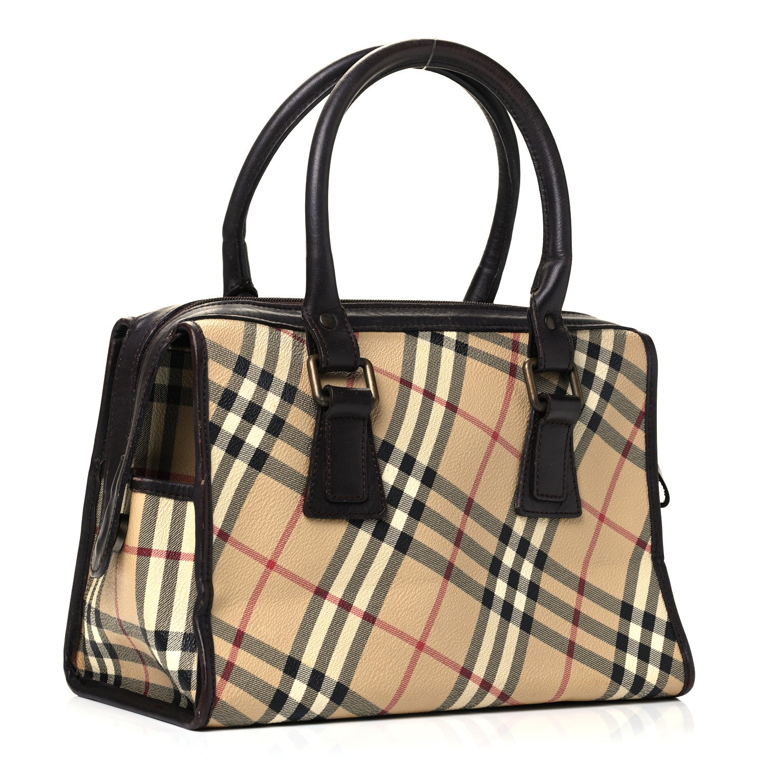Burberry Nova Check Bag Chocolate 2 of 4