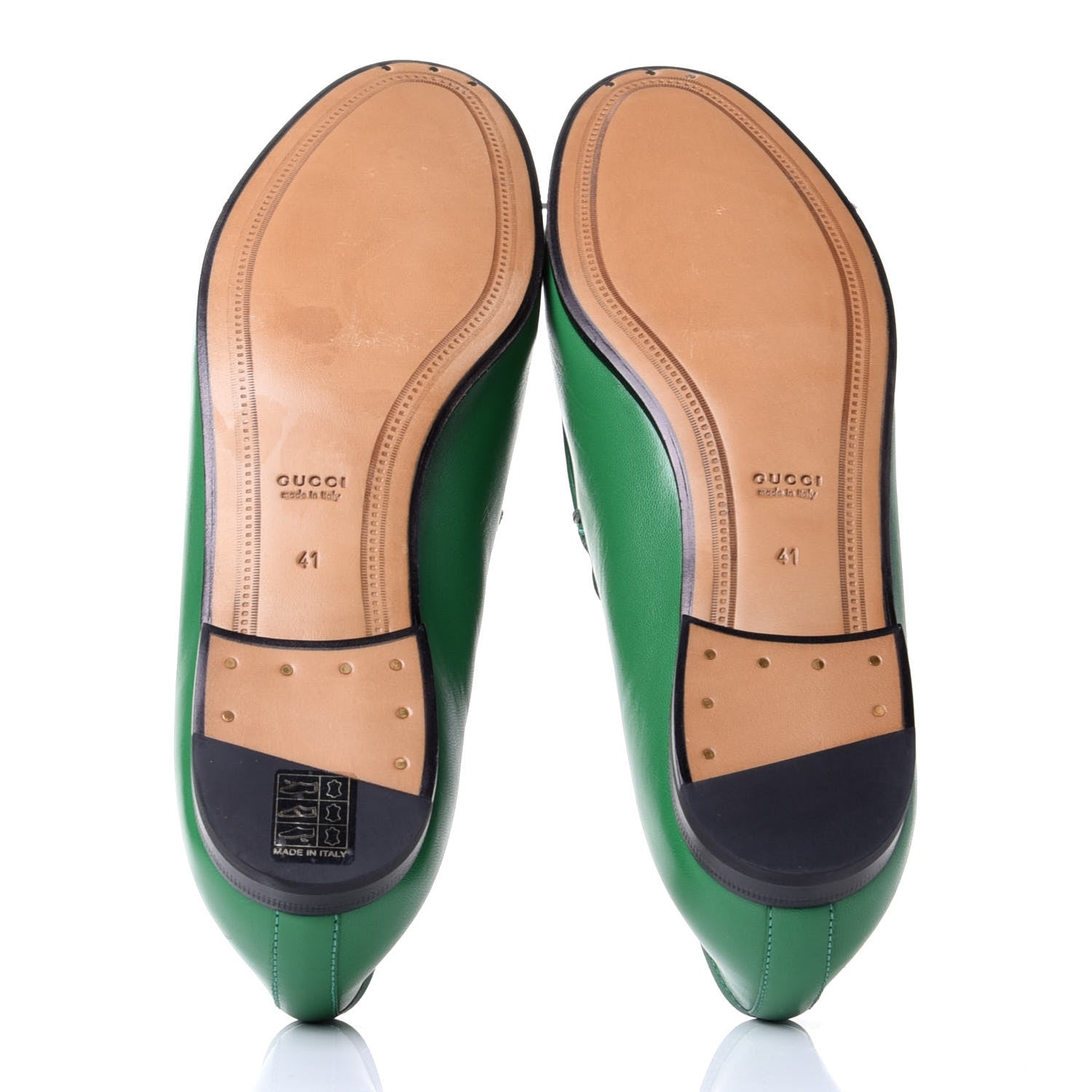 Gucci Malaga Kid Womens Jordaan Loafers 41 New Shamarock 14 of 20