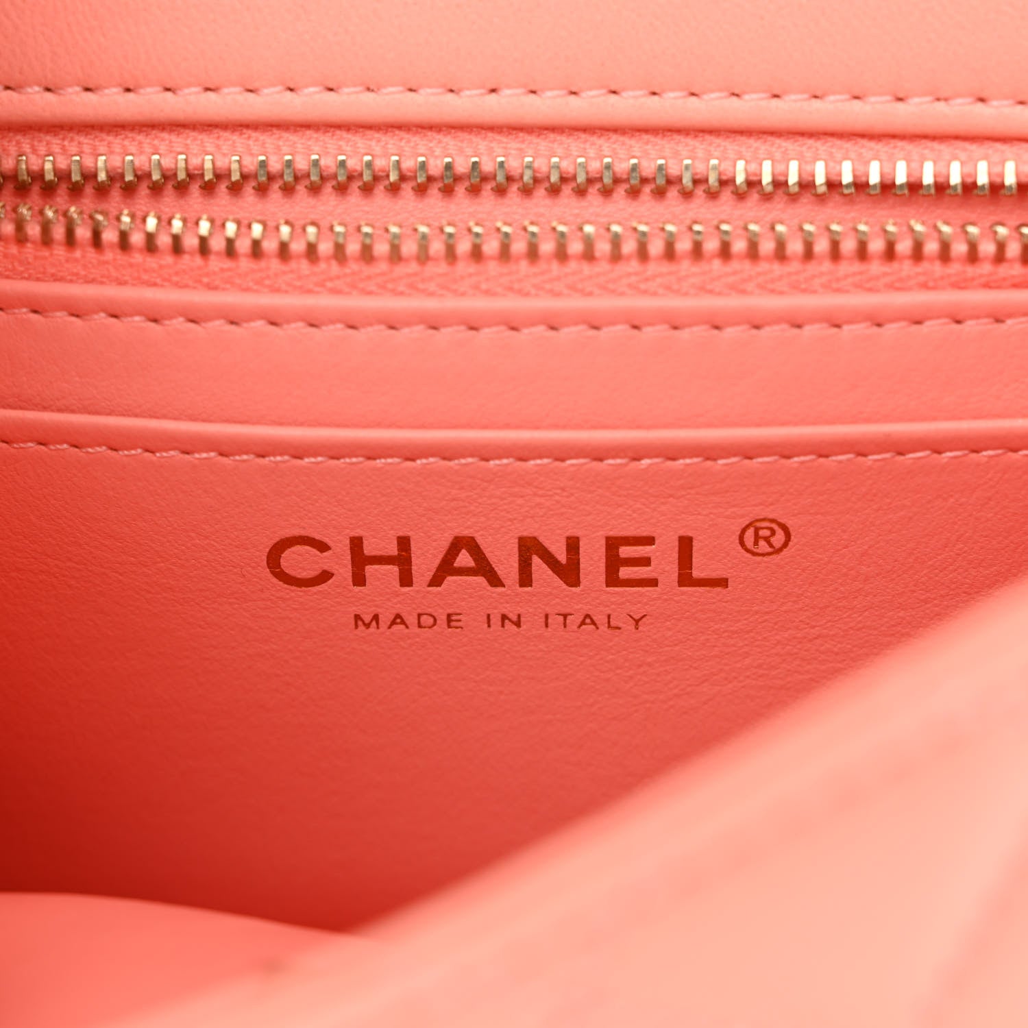 Chanel Lambskin Quilted Mini Pearl Crush Flap Light Orange 6 of 11