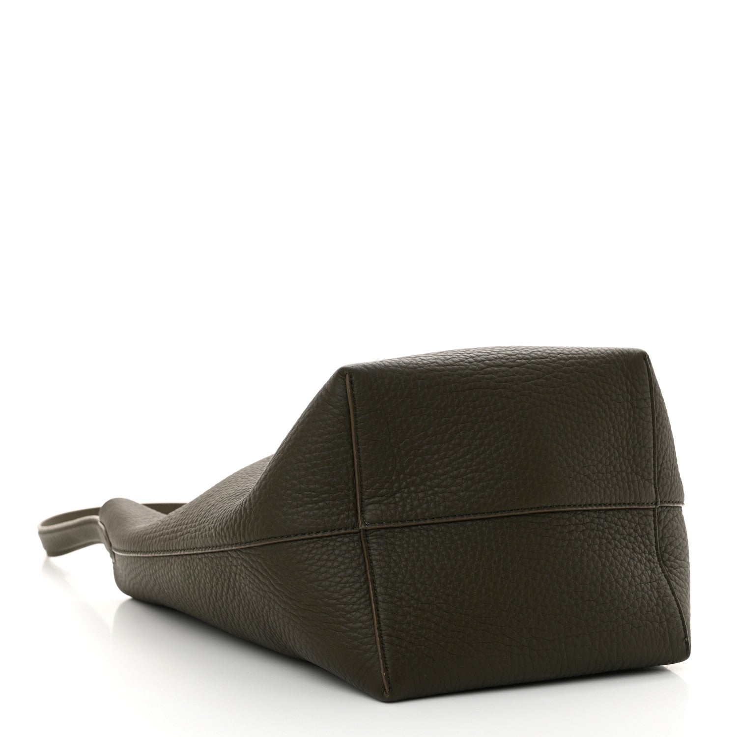 The Row Grained Calfskin Medium N/S Park Tote Olive 4 of 10