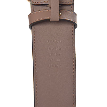 Gucci Calfskin Double G 40mm Belt 75 30 Porcelain Rose 6 of 6